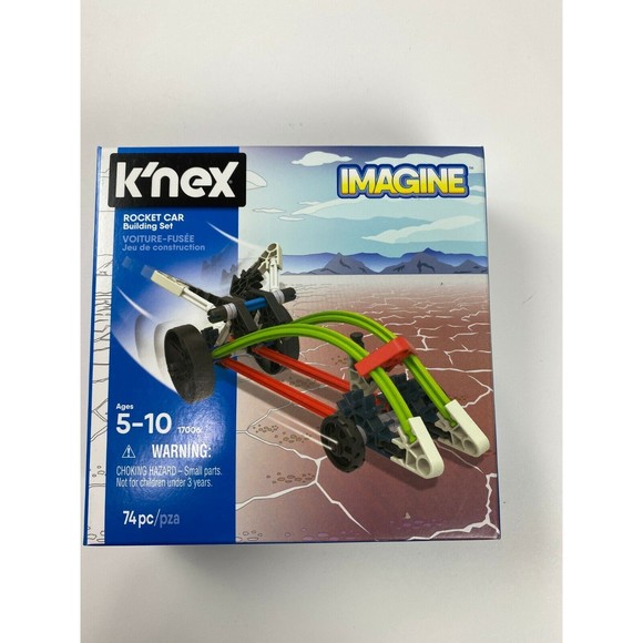 K'nex Imagine Rocket Car Building Set 74 Pieces Kids Toy Ages 5+ NEW - Picture 1 of 7